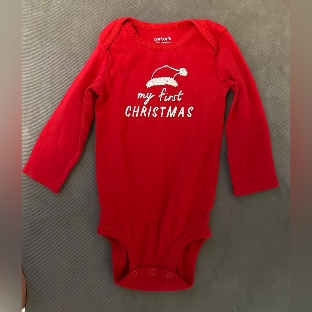Carter’s baby first Christmas onesie